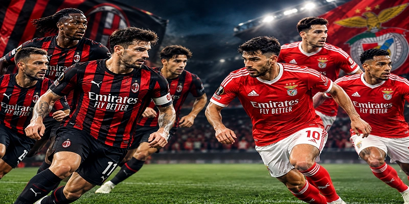 Soi kèo AC Milan vs Benfica, kèo nhà cái